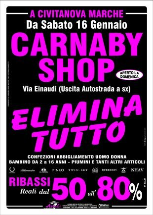 pubblicita Carnaby Shop 2015